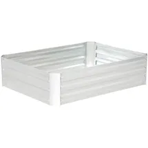 Outsunny Hochbeet 120 x 90 x 30 cm Silber