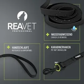 reavet Schleppleine schwarz 10 m
