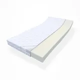 MSS e.K. Kaltschaum-Matratzentopper 10 cm 160 x 200 cm weiß