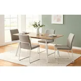 B&D home Mara 120 x 76 x 80 cm Eiche braun