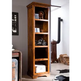 Massivmoebel24 Bücherregal 54 x 44 x 195 cm Honig