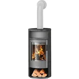 Kaminofen Oranier Polar Neo 6, Keramik Namib / Stahl Gussgrau, 6,5 kW - 5566 80