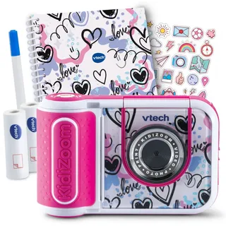 Vtech KidiZoom Print Cam Scrapbook Bundle pink