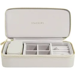 Travel Large Stackers Schmuck-Reisekästchen hellbeige