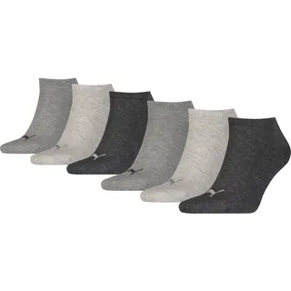 Puma Sneakersocken »PU Sneaker Socks 6-pack«, (Packung, 6 Paar), mit modischen PUMA-Branding PUMA grau 35-38