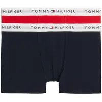 Boxershorts »2PK BOXER BRIEF«, (Packung, 2 St 2er), mit elastischem Logobund, Gr. 164/170, Desert Sky/Primary Red, , 82551353-164