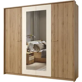Home Affaire Drehtürenschrank Bitry 232,5 x 216 x 63 cm Beige