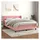 vidaXL Boxspringbett mit Matratze Rosa 140x200 cm Samt