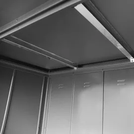 primeyard Geräteschrank 1,56 x 0,84 m Anthrazit