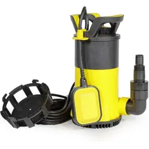 Wiltec 3 in 1 Flachsauger Tauchpumpe 850 W 15000 l/h mit Schwimmer