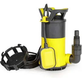 Wiltec 3 in 1 Flachsauger Tauchpumpe 850 W 15000 l/h mit Schwimmer