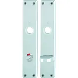 HOPPE Langschildgarnitur London Aluminium grau 202SP