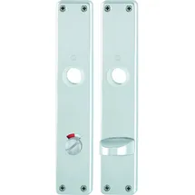 HOPPE Langschildgarnitur London Aluminium grau 202SP