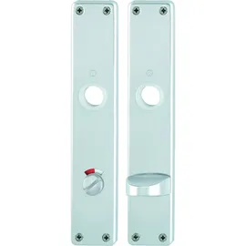 HOPPE Langschildgarnitur London Aluminium grau 202SP