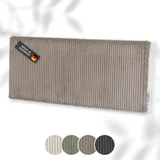 lycce Wandkissen Cord – Wandpolster Kopfteil Betten & Rückenkissen Sitzbank komfortabel & stabil einfache Montage Wandpaneele gepolstert Schlafzimmer & Wohnzimmer Cord