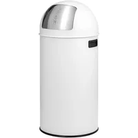 ELUNO Pushmülleimer 35 l Weiß
