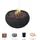 ELEMENTI Feuertisch York Ø 68 cm Schwarz