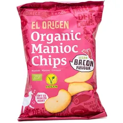 Bio Maniok Chips mit Bacon-Geschmack