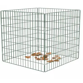 Trutzholm Gartenkomposter werkzeugloser Aufbau 90 × 90 cm Stahldraht pulverbeschicht 10 × 4 cm Maschenweite