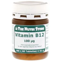 HIRUNDO PRODUCTS Vitamin B12 Tabletten 180 St.