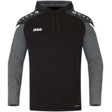 Herren Kapuzensweat Performance Schwarz/Anthra Light 3XL