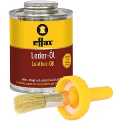 Effax Leder-Öl, Lederöl - Das Beste, 475 ml - Dose mit Pinsel