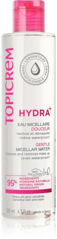 Topicrem UH FACE Gentle Micellar Water sanften Mizellenwasser zum Reinigen für empfindliche Haut und Augen 200 ml