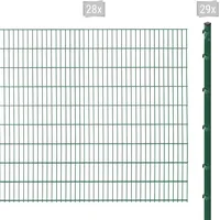 Arvotec Doppelstabmattenzaun ARVOTEC "ESSENTIAL 183 zum Einbetonieren", grün (dunkelgrün), H:183cm, Stahl, Kunststoff, Zaunelemente, Zaunhöhe 183 cm, Zaunlänge 2 - 60 m