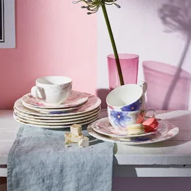 Villeroy & Boch Mariefleur Gris Basic Teeservice 18-tlg. blumiges Design