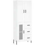 vidaXL Highboard Weiß 69,5x34x180 cm Holzwerkstoff