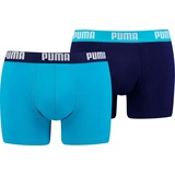 Puma Basic aqua/blue XXL 2er Pack