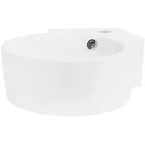 luxebath Eckwaschbecken Rund 45 x 36 cm