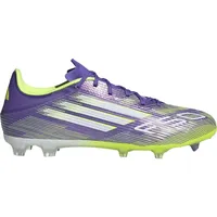 adidas F50 League FG/MG Herren Purple Rush/Cloud White/Lucid Lemon 39 1/3