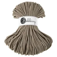 Bobbiny Makramee-Flechtkordel 5 mm 100 m Kaffeebraun