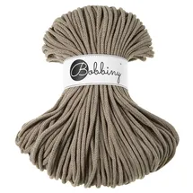 Bobbiny Makramee-Flechtkordel 5 mm 100 m Kaffeebraun