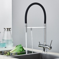 Trinkwasser Küche Wasserhahn 3 Wege küchenarmatur mit brause spültischarmatur