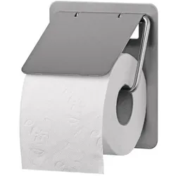 SanTRAL Toilettenrollenspender - für 1 Standard Rolle - Edelstahl