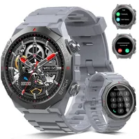 Militär Smartwatch Herren Damen, 1.39''HD Display Fitnessuhr für Outdoor, Herzfrequenz, Schlafmonitor, 110+ Sportmodi , IP68 Wasserdicht Sportuhr, 30 Tage Akkulaufzeit, Schrittzähler für Android iOS