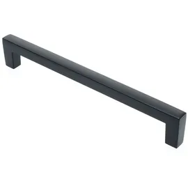 Livingpoint24 Möbelgriff Möbelgriffe BA 128 - 256mm, Küchengriffe Schwarz matt, Schrankgriffe (1-St., 14) schwarz 1 cm x 17 cm x 2,7 cm