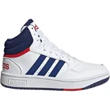 Adidas Hoops Mid Cloud White / Victory Blue / Better Scarlet 34