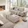 W.Schillig Couch Leder 2-Sitzer Beige