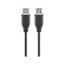 goobay USB-A 1,0 m Schwarz