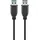 goobay USB-A 1,0 m Schwarz