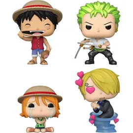 Funko POP! Vinyl Figur Animation One Piece 4er Pack Refresh Luffy Zoro Nami Sanji Special