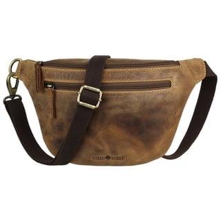 GREENBURRY Bauchtasche / Gürteltasche Vintage 1743C Waist Bag Bauchtaschen Braun