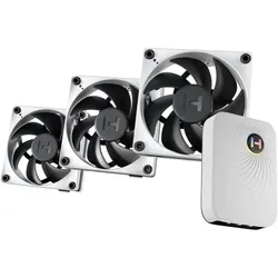 HYTE Gehäuselüfter Thicc FP12 Dreierpack + Nexus Portal Controller