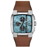 Diesel Herren Analog Quarz Uhr mit Leder Armband DZ4675