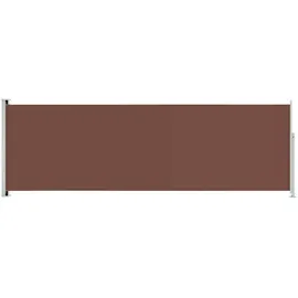 vidaXL Balkon-Sichtschutz 200 x 600 cm Braun Polyester