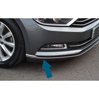 Vorderseite Stoßstangenabdeckung für Passat B8 (2016+), Chrom