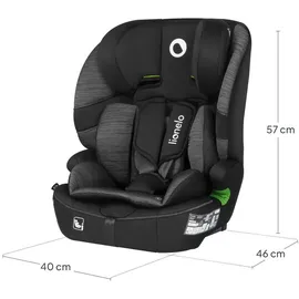 lionelo Billy i-Size Schwarz Grau